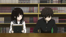 Anime Library GIF