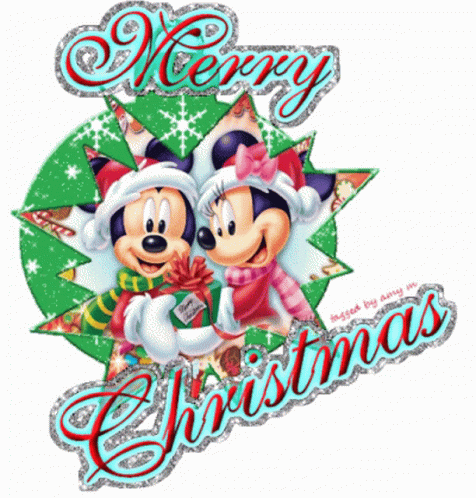 barricada Aprendizaje Almeja Merry Christmas Mickey Mouse GIFs | Tenor