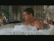 Quit Lookin At Me Swan GIF - Billy Madison GIFs