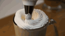 Butterbeer Whipped Cream GIF