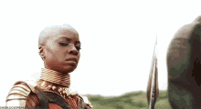 Okoye Infinity War GIF - Okoye Infinity War Judging You GIFs