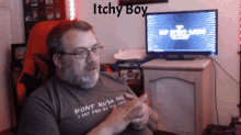 Itchy Boy Reg GIF - Itchy Boy Reg Red Event Games GIFs