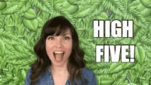 Your Happy Workplace Wendy Conrad GIF - Your Happy Workplace Wendy Conrad High Five GIFs