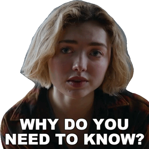 Why Do You Need To Know Madison Nears Sticker - Why Do You Need To Know Madison Nears Peyton List Stickers