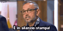 Bruno Barbieri Silenzio Stampa GIF - Bruno Barbieri Silenzio Stampa Masterchef Italia GIFs