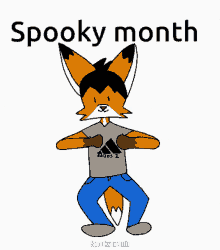 Spooky Month Foxo GIF - Spooky Month Foxo Octo GIFs