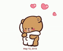 Milk And Mocha Missed You GIF - Milk And Mocha Missed You Hugs GIFs