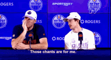 Edmonton Oilers Those Chants Are For Me GIF - Edmonton Oilers Those Chants Are For Me Chants GIFs