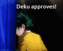 Approve Deku GIF - Approve Deku Thumbs Up GIFs