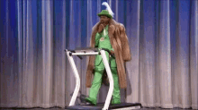 Pimp On A Treadmill - Conan GIF