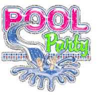 Pool Party Sticker - Pool Party Stickers