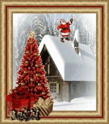 Chimney Red Christmas GIF - Chimney Red Christmas Christmas Tree GIFs