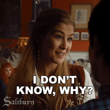 I Don'T Know Why Elspeth Catton GIF - I Don'T Know Why Elspeth Catton Rosamund Pike GIFs