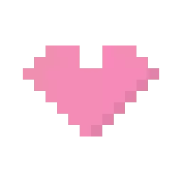 Heart Indie Sticker - Heart Indie Pixel Stickers