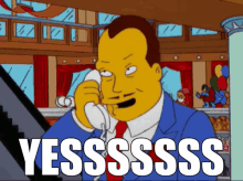Yes Yessss GIF - Yes Yessss Simpsons GIFs