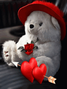 love hearts teddy bear sweet