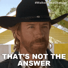 Thats Not The Answer Cordell Walker GIF