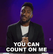 You Can Count On Me Marques Brownlee GIF - You Can Count On Me Marques Brownlee I'Ve Got Your Back GIFs