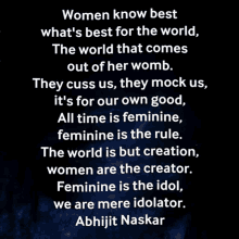Women Know Best Abhijit Naskar GIF - Women Know Best Abhijit Naskar Naskar GIFs