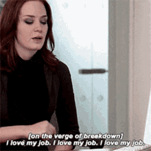 Emily Blunt I Love My Job GIF - Emily Blunt I Love My Job Devil Wears Prada GIFs