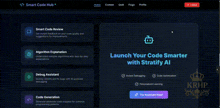 a screenshot of a smart code hub website
