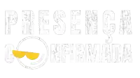 a logo that says presenca confirmada with a yellow circle
