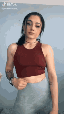 Muscles Girl GIF - Muscles Girl Yes GIFs