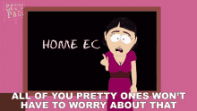 all of you pretty ones wont have to worry about that pearl south park s3e4 e304