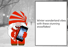 Gnome Snow GIF