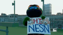 Boston Red Sox Wally The Green Monster GIF - Boston Red Sox Wally The Green Monster Hi Nesn GIFs