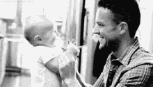 Daddy And Baby Happy Baby GIF