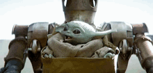 Baby Yoda The Mandalorian GIF - Baby Yoda The Mandalorian Happy GIFs