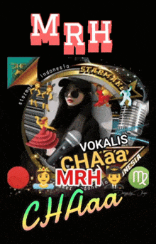 a poster that says mrh vokalis chaaa mrh chaaaa