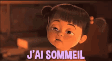 J'Ai Sommeil GIF - Boo Monstersinc Sleepy GIFs
