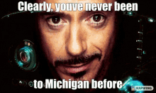 Michigan Tony Stark GIF