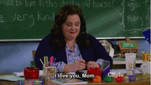 Mike And Molly I Love You Mom GIF