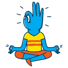 meditating hands