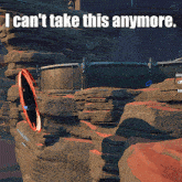 a video game scene with the words i can t take this anymore
