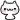 a pixel art drawing of a cat with a pink face .
