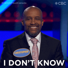I Don'T Know Family Feud Canada GIF - I Don'T Know Family Feud Canada I Have No Idea GIFs