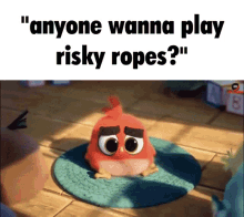 Risky Ropes Risky GIF - Risky Ropes Risky Anyone Wanna Play Risky Ropes GIFs