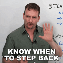 Know When To Step Back Adam GIF - Know When To Step Back Adam Engvid GIFs
