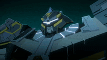 a cartoon drawing of a robot with the letter a on it 's head