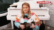 ukulele player meghan trainor red nose day specail ukulele sing you a song