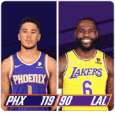 Phoenix Suns (119) Vs. Los Angeles Lakers (90) Third-fourth Period Break GIF - Nba Basketball Nba 2021 GIFs