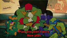Rise Of The Tmnt Raphael GIF - Rise Of The Tmnt Raphael Plan One Didnt Work GIFs