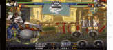 a screenshot of a fighting game with a pause button