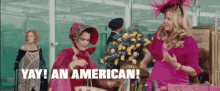 Austenland American GIF - Austenland American Yay GIFs