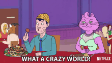 What A Crazy World Todd Chavez GIF - What A Crazy World Todd Chavez Aaron Paul GIFs