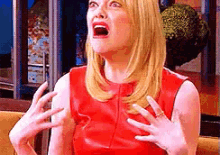 The Horror GIF - Emma Stone Stressed Cry GIFs